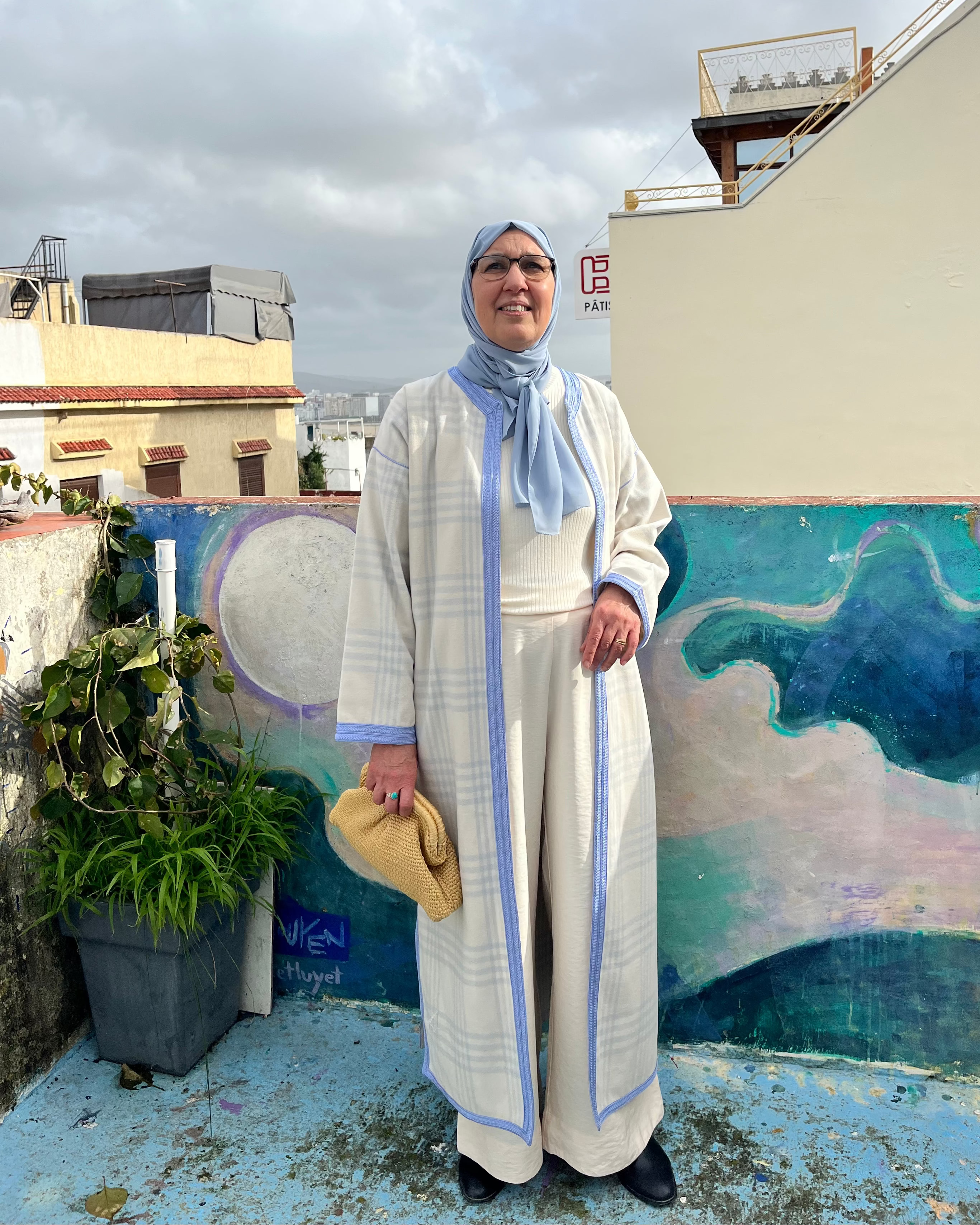 Pochette férmoir | Coton | Doré