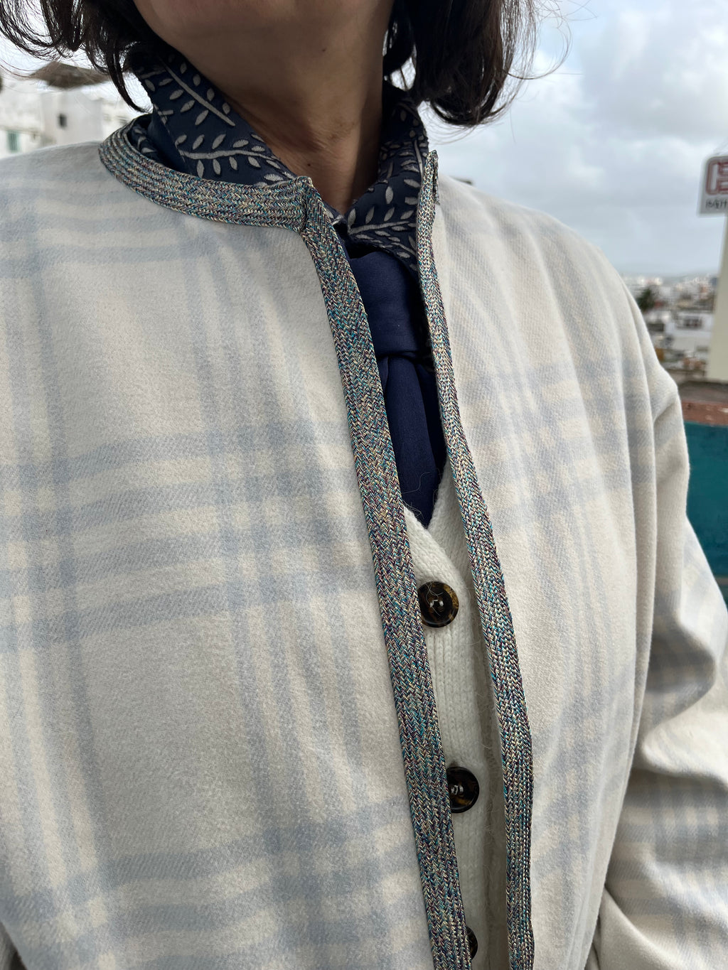 Veste cachemire courte