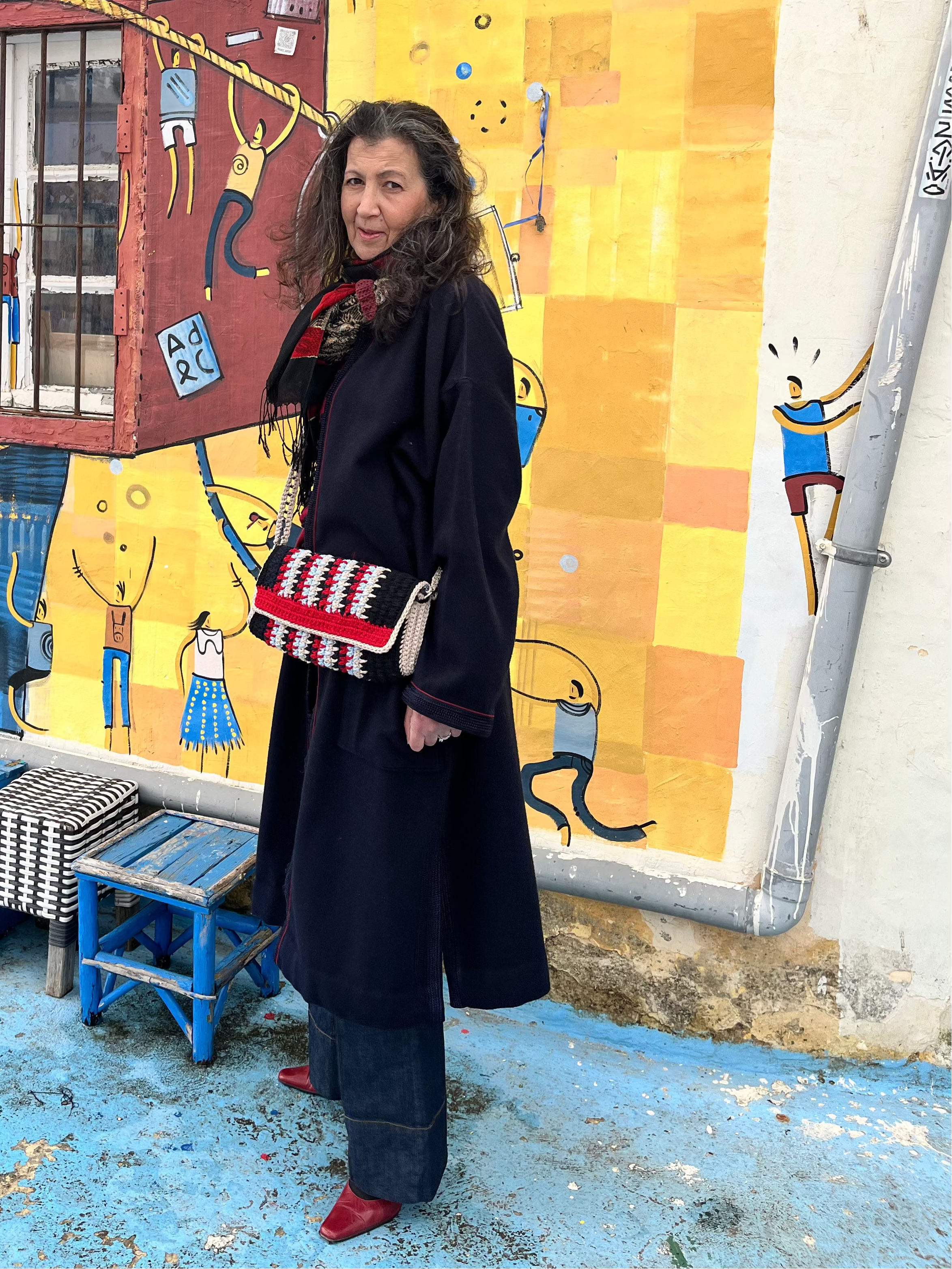 Kimono Mlifa Bleu marine