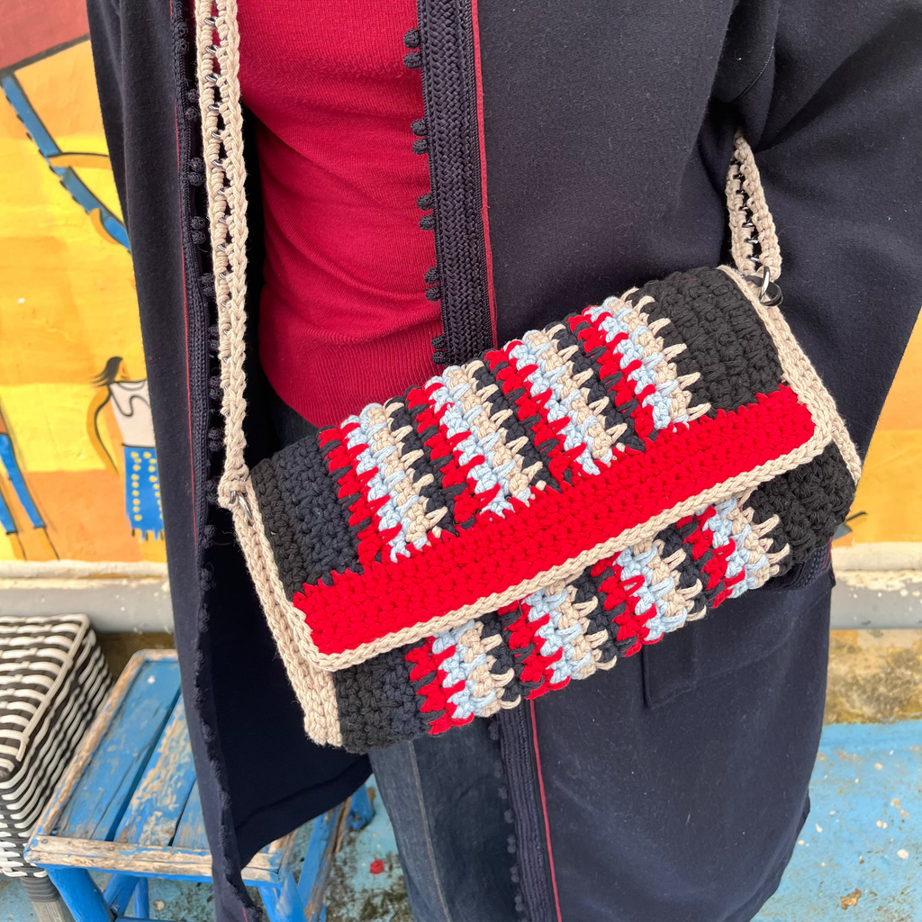 Sac bandoulière | Coton | Multicolore