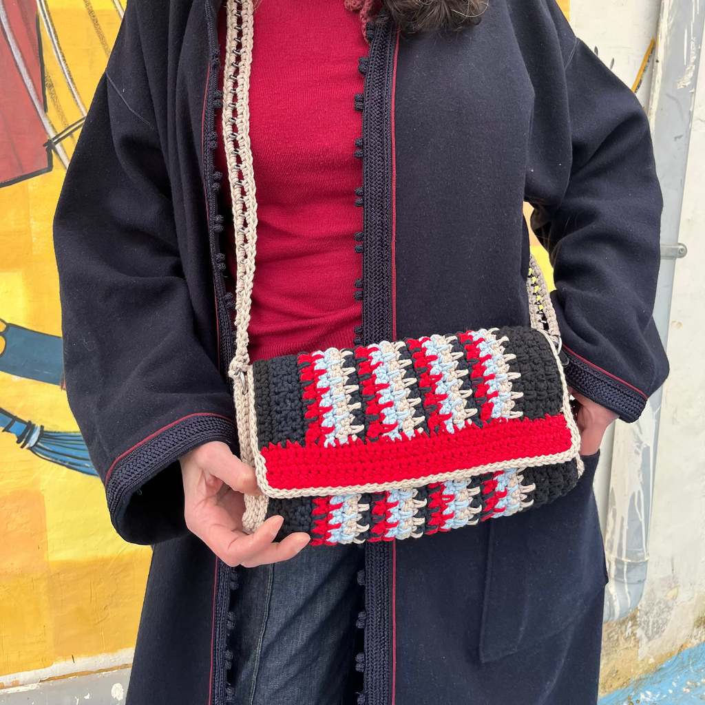 Sac bandoulière | Coton | Multicolore