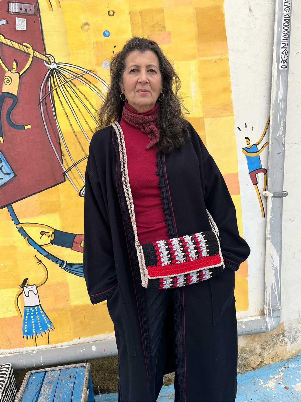 Kimono Mlifa Bleu marine
