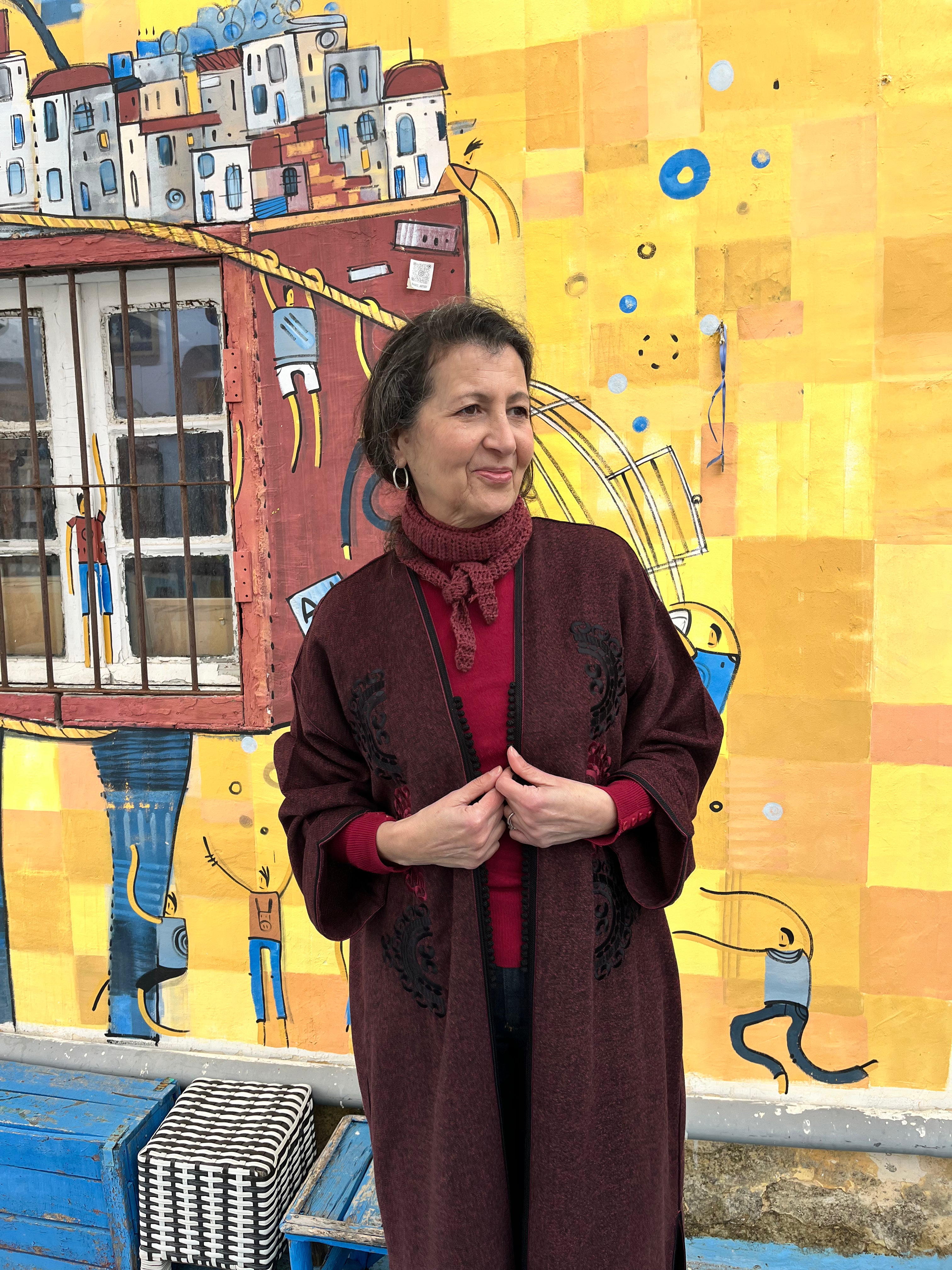 Kimono Mlifa Bordeaux