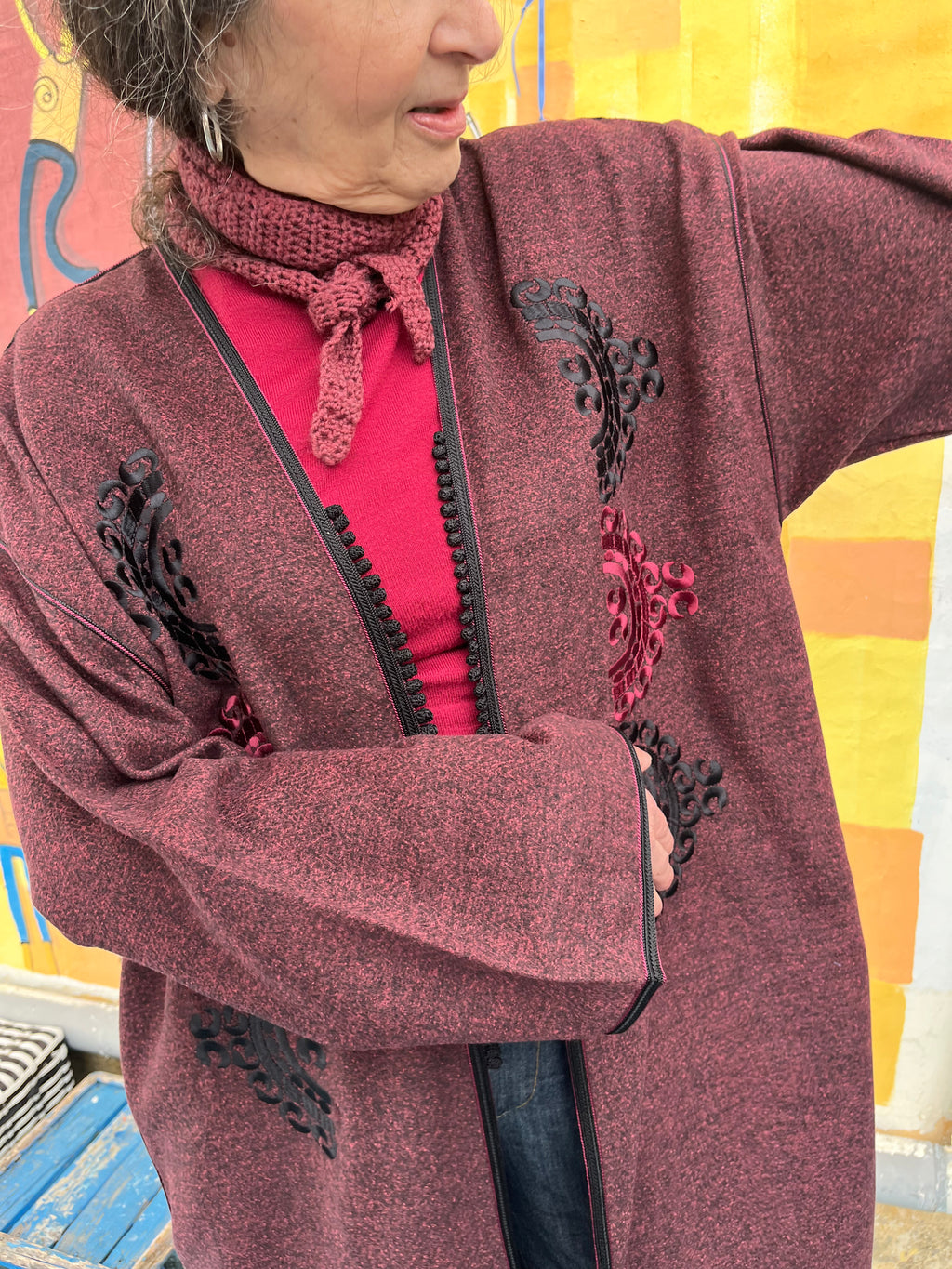 Kimono Mlifa Bordeaux