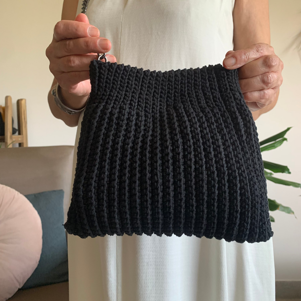 Pochette | Coton | Noire