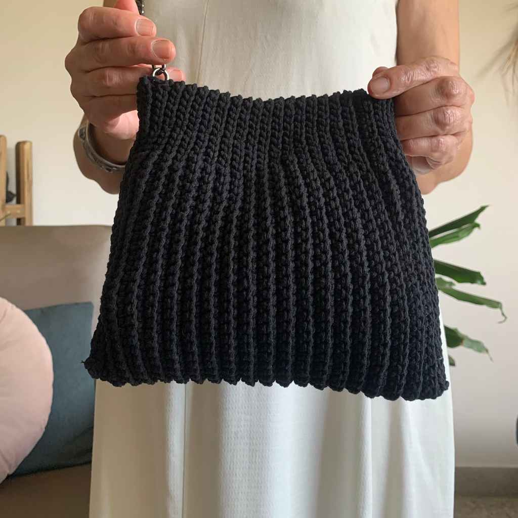 Pochette | Coton | Noire