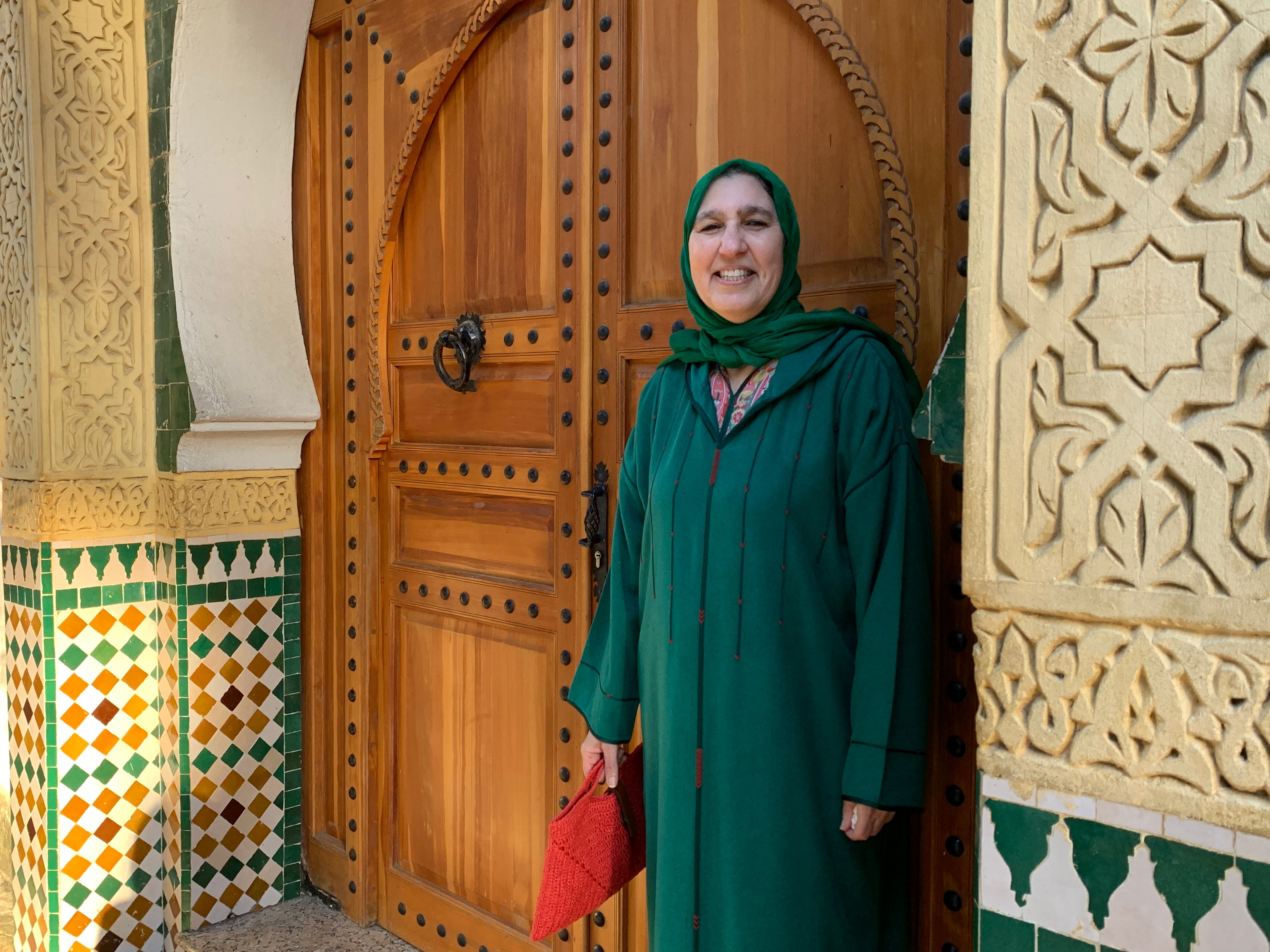 Ensemble Jellaba Mlifa Verte et son Qmiss