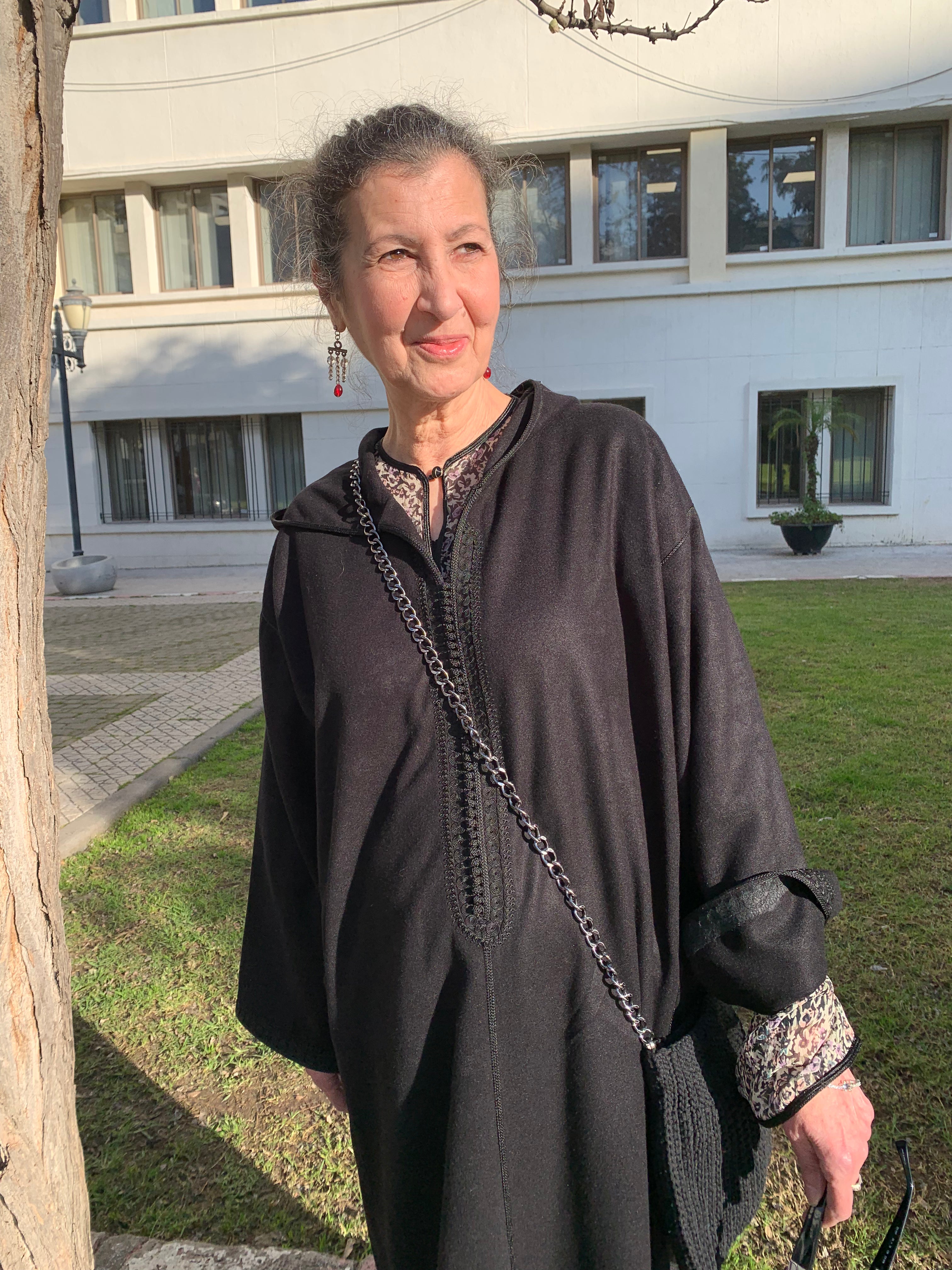 Ensemble Jellaba Mlifa noire et son Qmiss