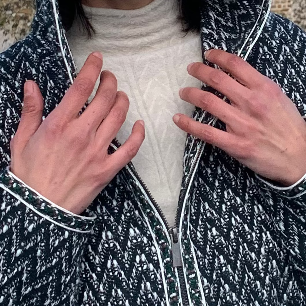 Veste streetwear channel verte