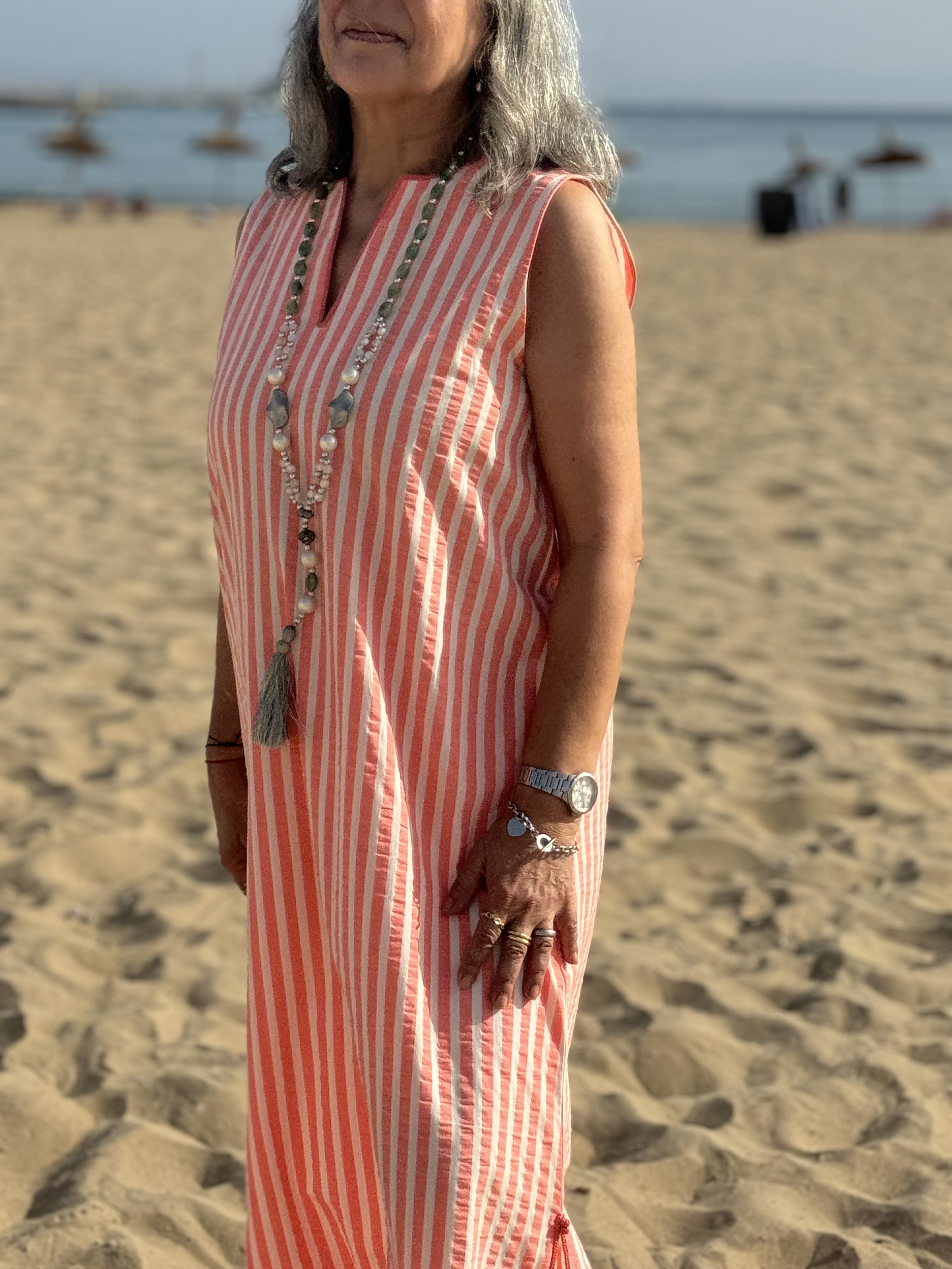 Caftan ZAHRA rose bonbon