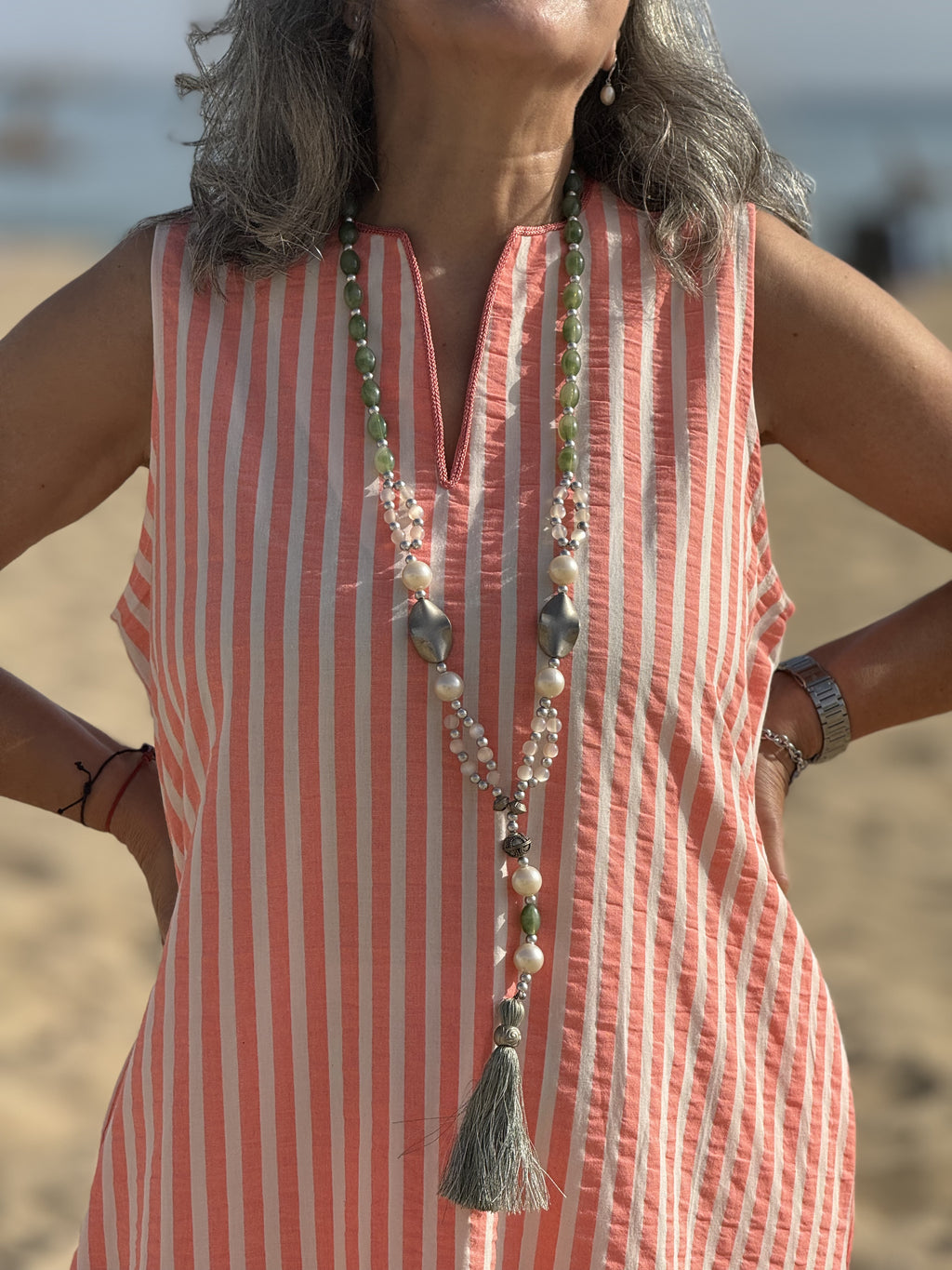 Caftan ZAHRA rose bonbon