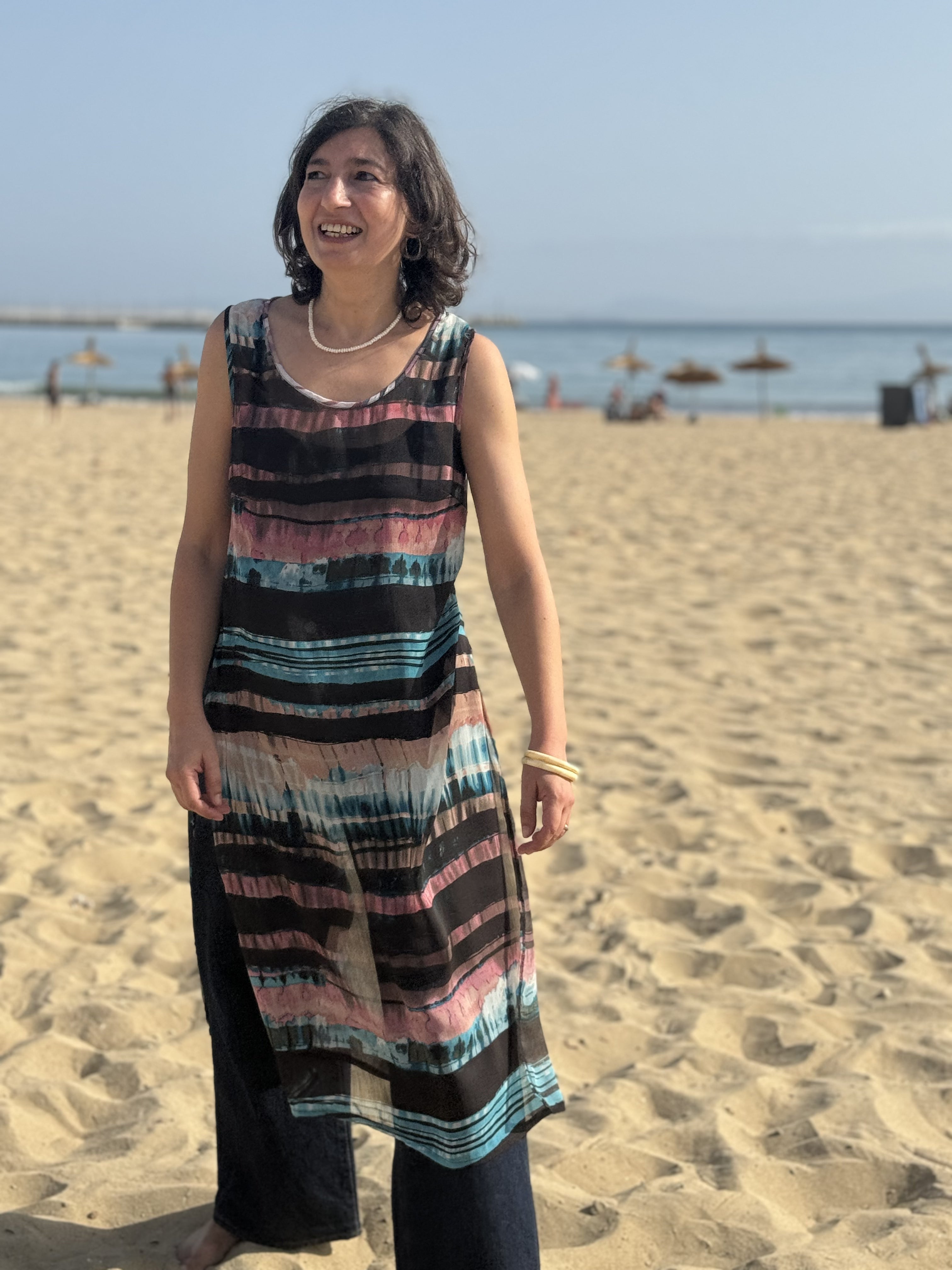 Tunique ZAINA grandes rayures