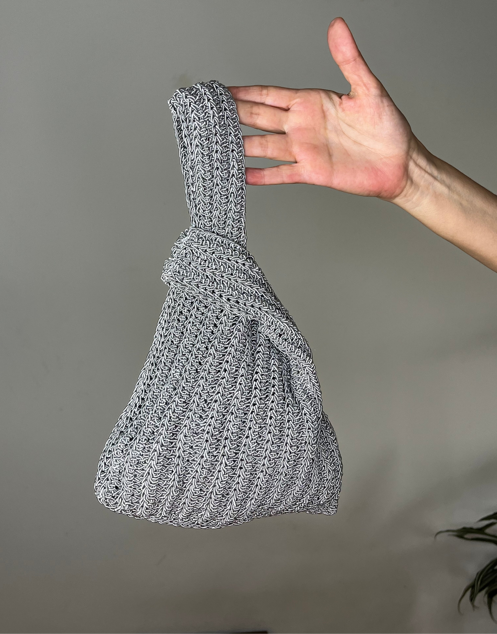 Sac anses japonaises | Argenté