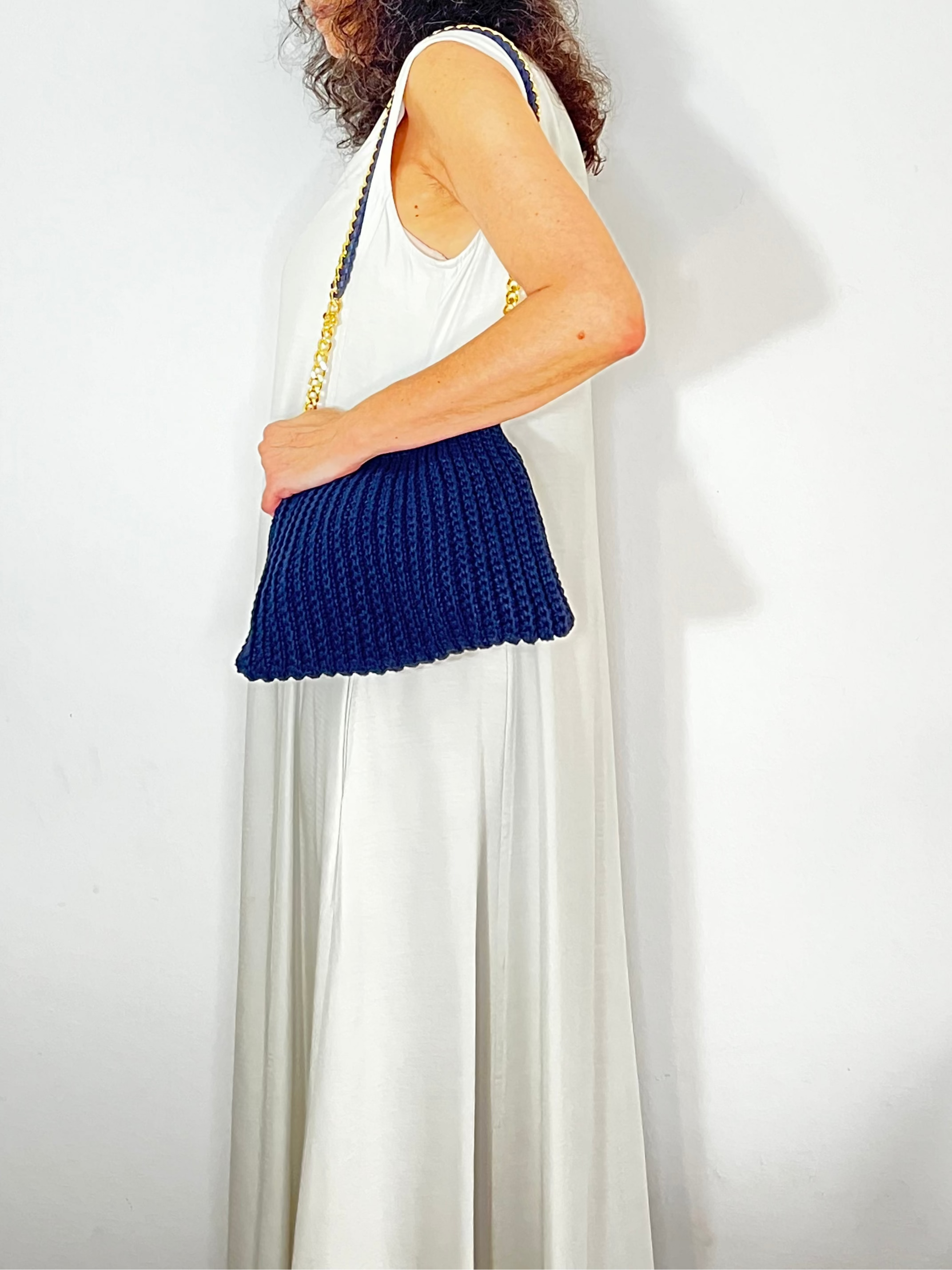 Pochette | Coton | Bleu éléctrique