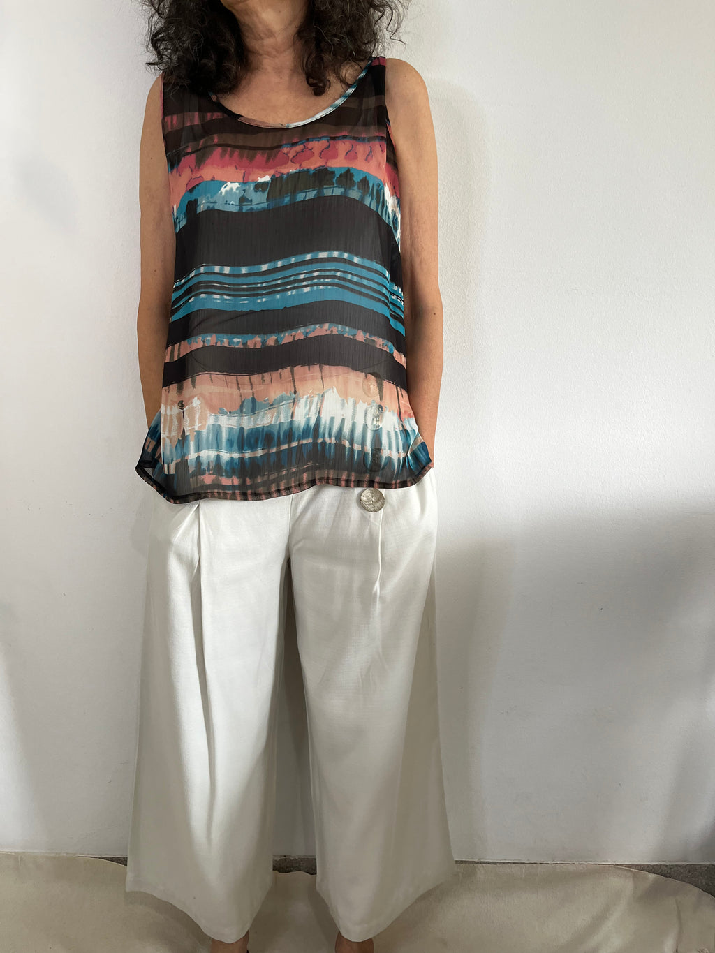 Tunique ZAINA grandes rayures