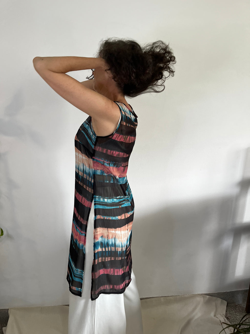 Tunique ZAINA grandes rayures